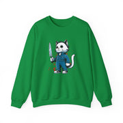 Horror Movie Cats Unisex Heavy Blend™ Crewneck Sweatshirt