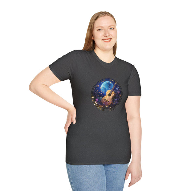 Moonlight Guitar Unisex Softstyle T-Shirt