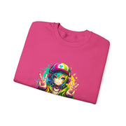 Graffiti Anime Girls Unisex Heavy Blend™ Crewneck Sweatshirt