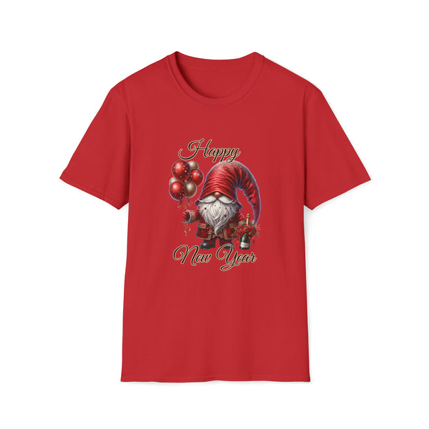 Gnome New Year Unisex Softstyle T-Shirt