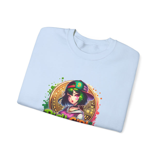 Graffiti Anime Girls Unisex Heavy Blend™ Crewneck Sweatshirt
