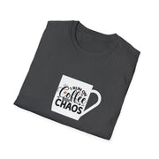 I Run on Coffee and Chaos Unisex Softstyle T-Shirt