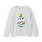 Christmas cat Unisex Heavy Blend™ Crewneck Sweatshirt
