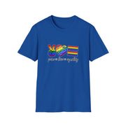 Peace Love and Equality Unisex Softstyle T-Shirt