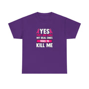 Breast Cancer Unisex Heavy Cotton Tee