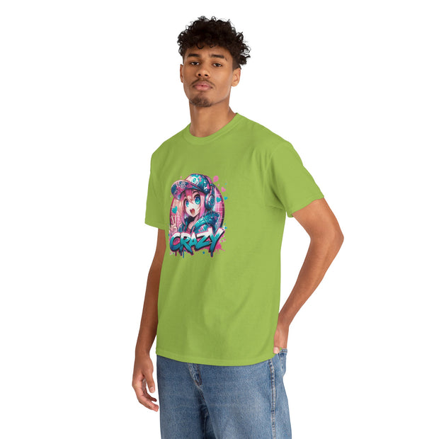 Graffiti Anime Girls Unisex Heavy Cotton Tee