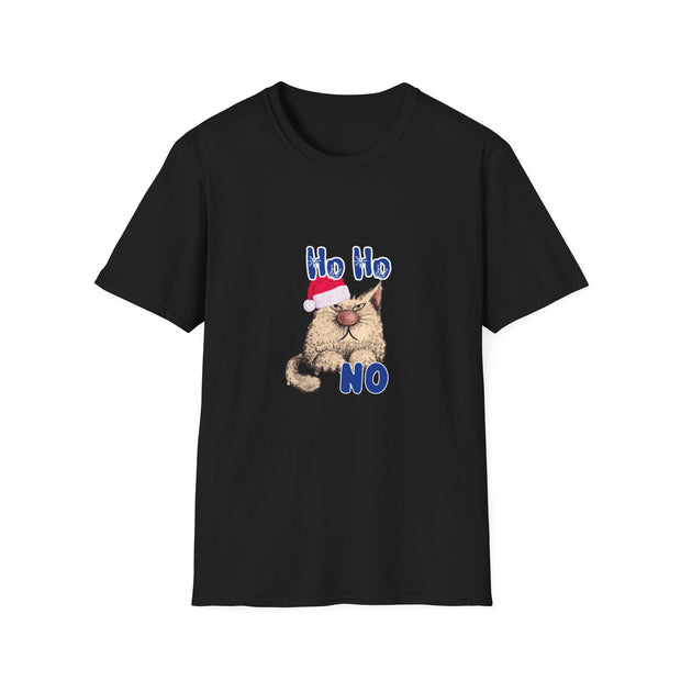 Christmas cat Unisex Softstyle T-Shirt