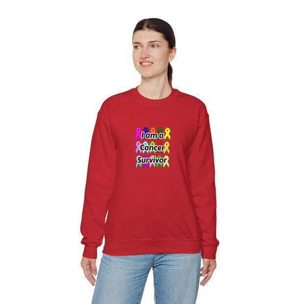 Cancer Survivor Unisex Heavy Blend™ Crewneck Sweatshirt