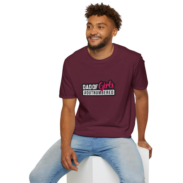 Dad of Girls Unisex Softstyle T-Shirt