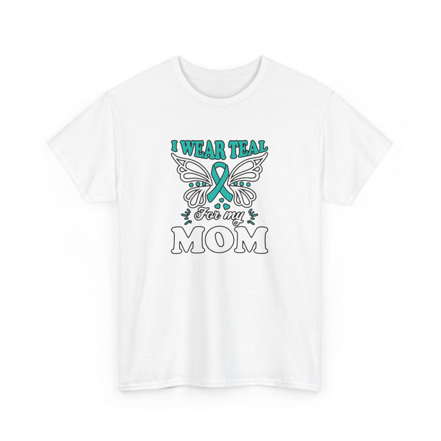 I Wear Teal Unisex Heavy Cotton Tee