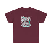 Ovarian Cancer Unisex Heavy Cotton Tee