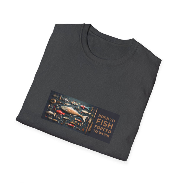 Born to Fish Unisex Softstyle T-Shirt