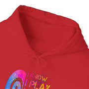 I Know I Play Like A Girl Unisex Heavy Blend™ Hooded Sweatshirt
