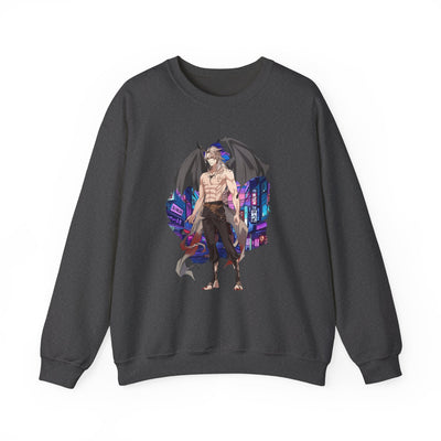 Anime Male Demon Unisex Heavy Blend™ Crewneck Sweatshirt