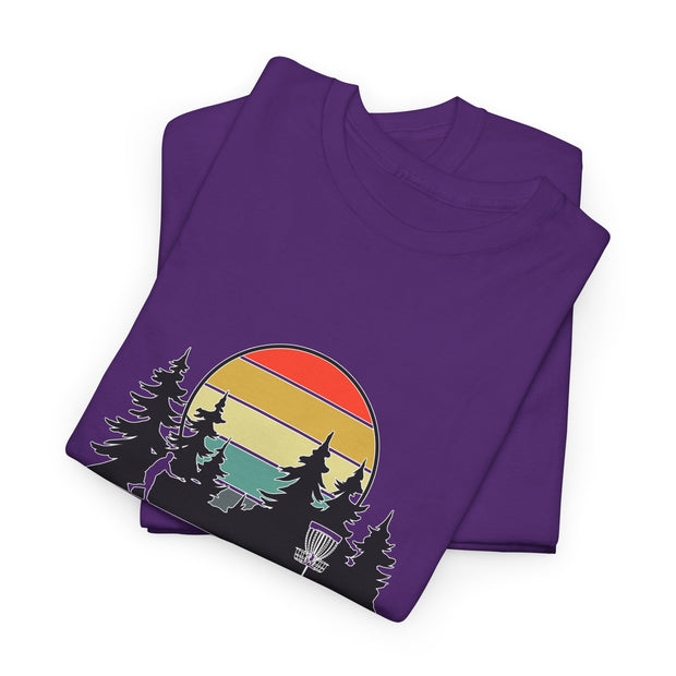 Retro Disc Golf Unisex Heavy Cotton Tee