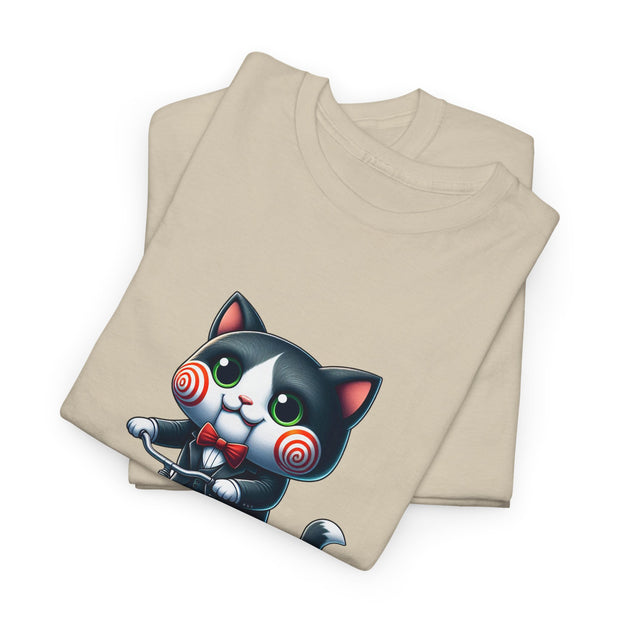Horror Movie Cats Unisex Heavy Cotton Tee