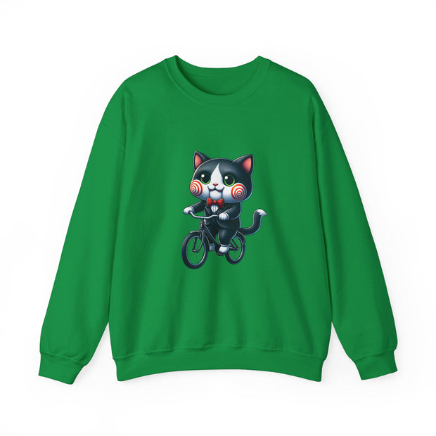 Horror Movie Cats Unisex Heavy Blend™ Crewneck Sweatshirt