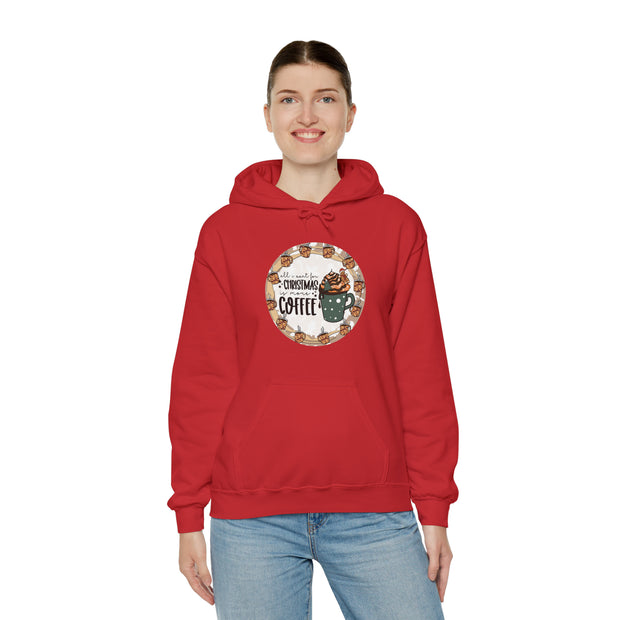 Christmas Coffee Unisex Heavy Blend™ Hooded Sweatshirt