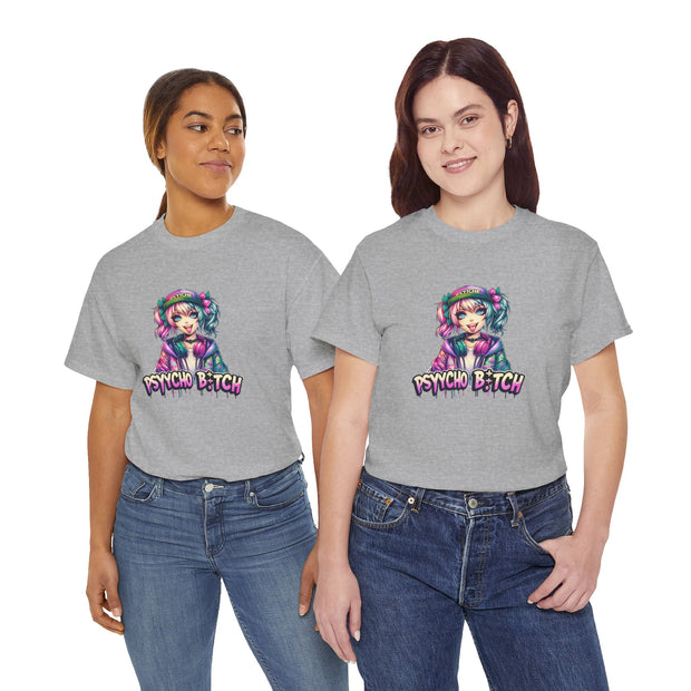 Graffiti Anime Girls Unisex Heavy Cotton Tee