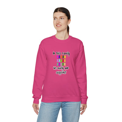 Cancer Family Support Unisex Heavy Blend™ Crewneck Sweatshirt