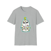 Christmas cat Unisex Softstyle T-Shirt