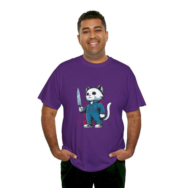 Horror Movie Cats Unisex Heavy Cotton Tee