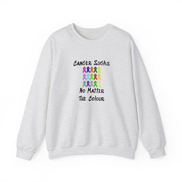 Cancer Sucks Unisex Heavy Blend™ Crewneck Sweatshirt