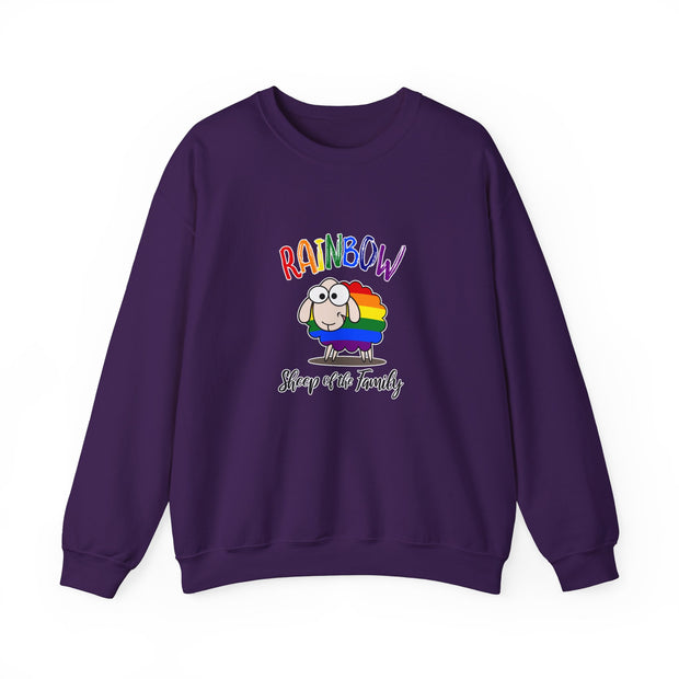 Rainbow Sheep Unisex Heavy Blend™ Crewneck Sweatshirt