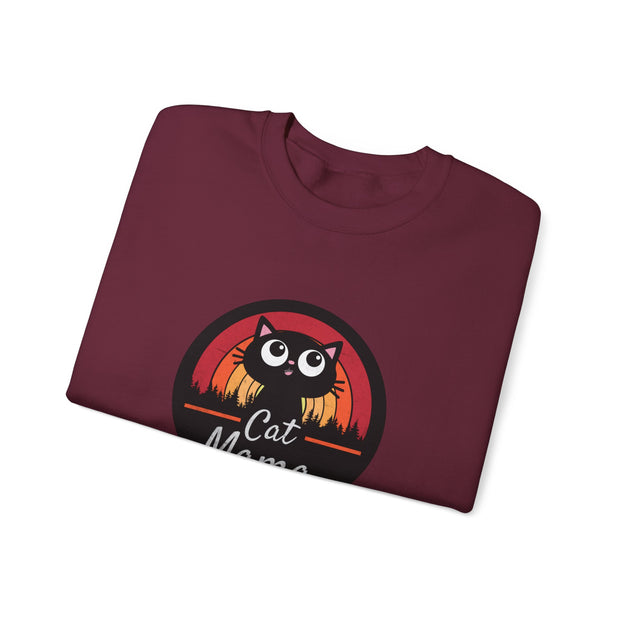 Cat Mama Unisex Heavy Blend™ Crewneck Sweatshirt