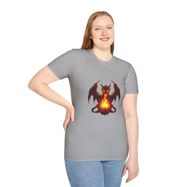 Fire Dragon Unisex Softstyle T-Shirt