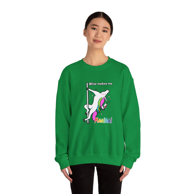 Unicorn Wine Unisex Heavy Blend™ Crewneck Sweatshirt