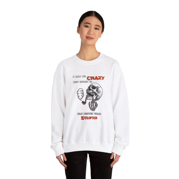 Crazy Skull Unisex Heavy Blend™ Crewneck Sweatshirt