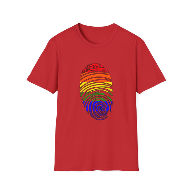 Pride Fingerprint Unisex Softstyle T-Shirt