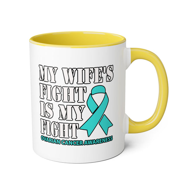 Ovarian Cancer Accent Mugs, 11oz
