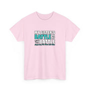 Sister Ovarian Cancer Unisex Heavy Cotton Tee