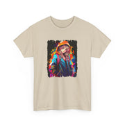 Graffiti Anime Girls Unisex Heavy Cotton Tee