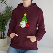 Christmas cat Unisex Heavy Blend™ Hooded Sweatshirt