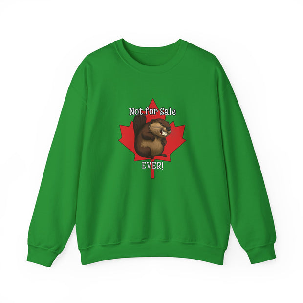Sweatshirt Angry Beaver Canada Maple Leaf Unisex Heavy Blend Crewneck