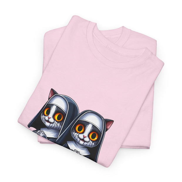 Horror Movie Cats Unisex Heavy Cotton Tee