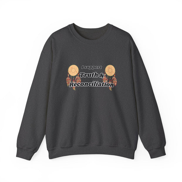 I Support Truth & Reconciliation Unisex Heavy Blend™ Crewneck Sweatshirt