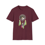 Wolf Dream catcher Unisex Softstyle T-Shirt