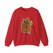 Christmas cat Unisex Heavy Blend™ Crewneck Sweatshirt