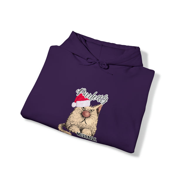 Christmas cat Unisex Heavy Blend™ Hooded Sweatshirt