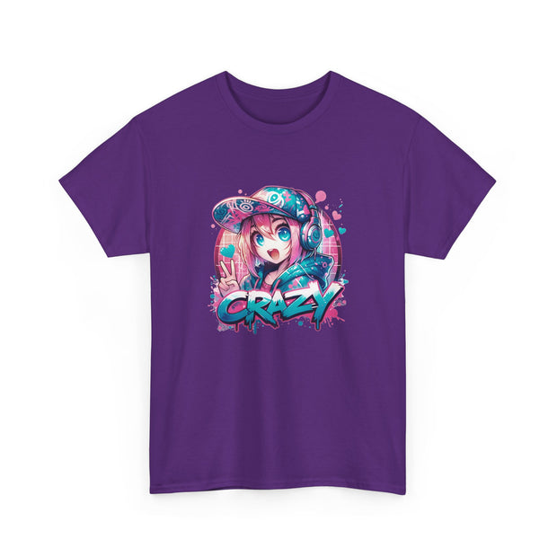 Graffiti Anime Girls Unisex Heavy Cotton Tee