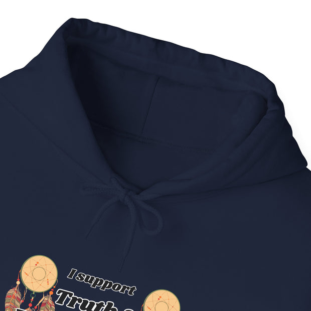 I Support Truth & Reconciliation Unisex Heavy Blend™ Hooded Sweatshirt