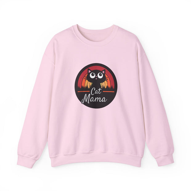 Cat Mama Unisex Heavy Blend™ Crewneck Sweatshirt