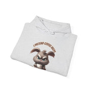 I Pretend that Coffee Helps Unisex Heavy Blend™ Hooded Sweatshirt