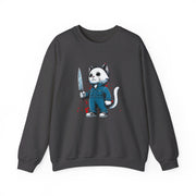 Horror Movie Cats Unisex Heavy Blend™ Crewneck Sweatshirt