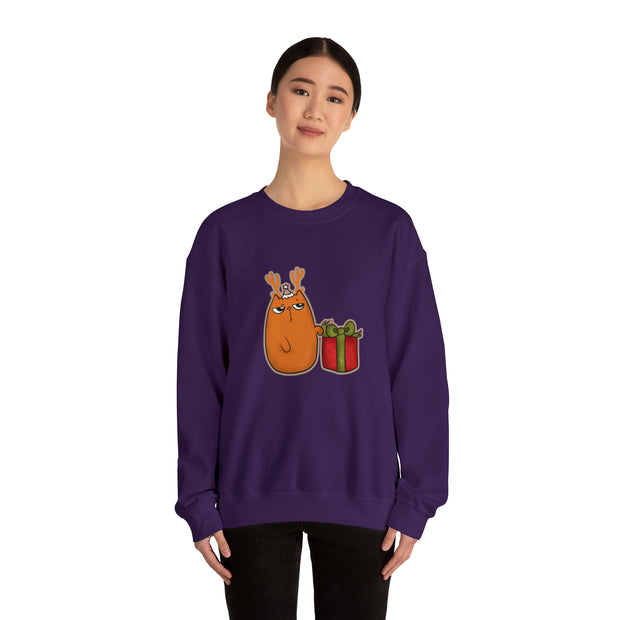 Christmas cat Unisex Heavy Blend™ Crewneck Sweatshirt