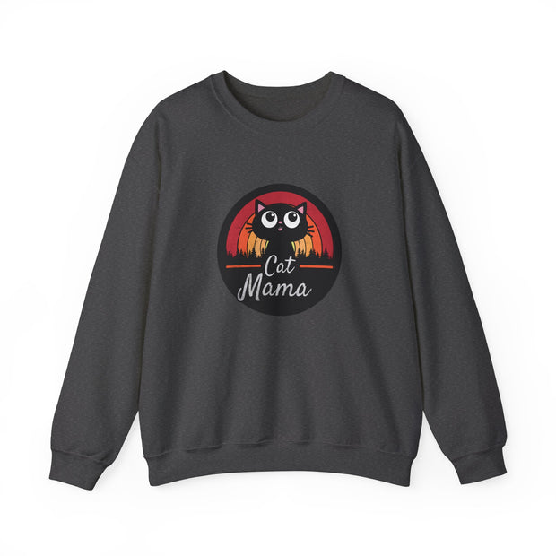 Cat Mama Unisex Heavy Blend™ Crewneck Sweatshirt